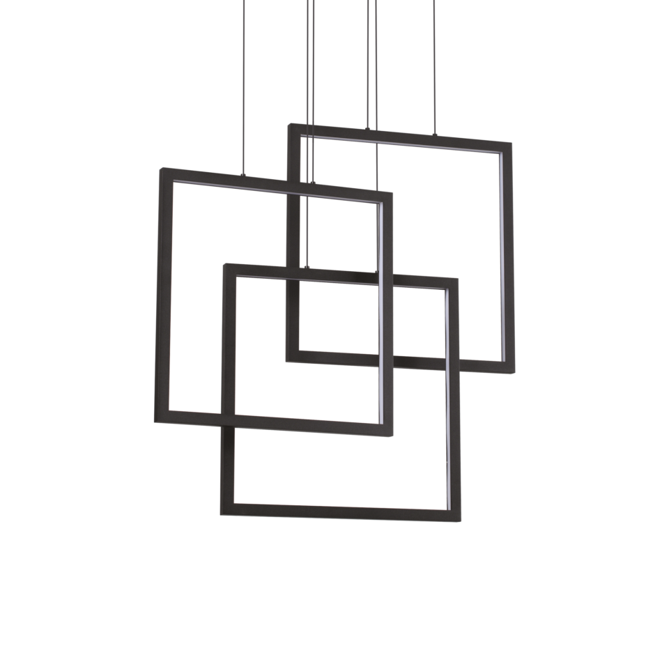 FRAME SP QUADRATO NERO 3000K