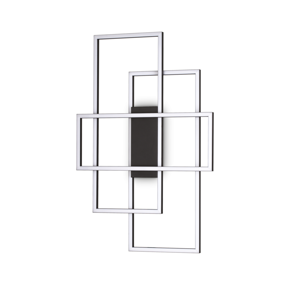 FRAME PL RETTANGOLO NERO 3000K