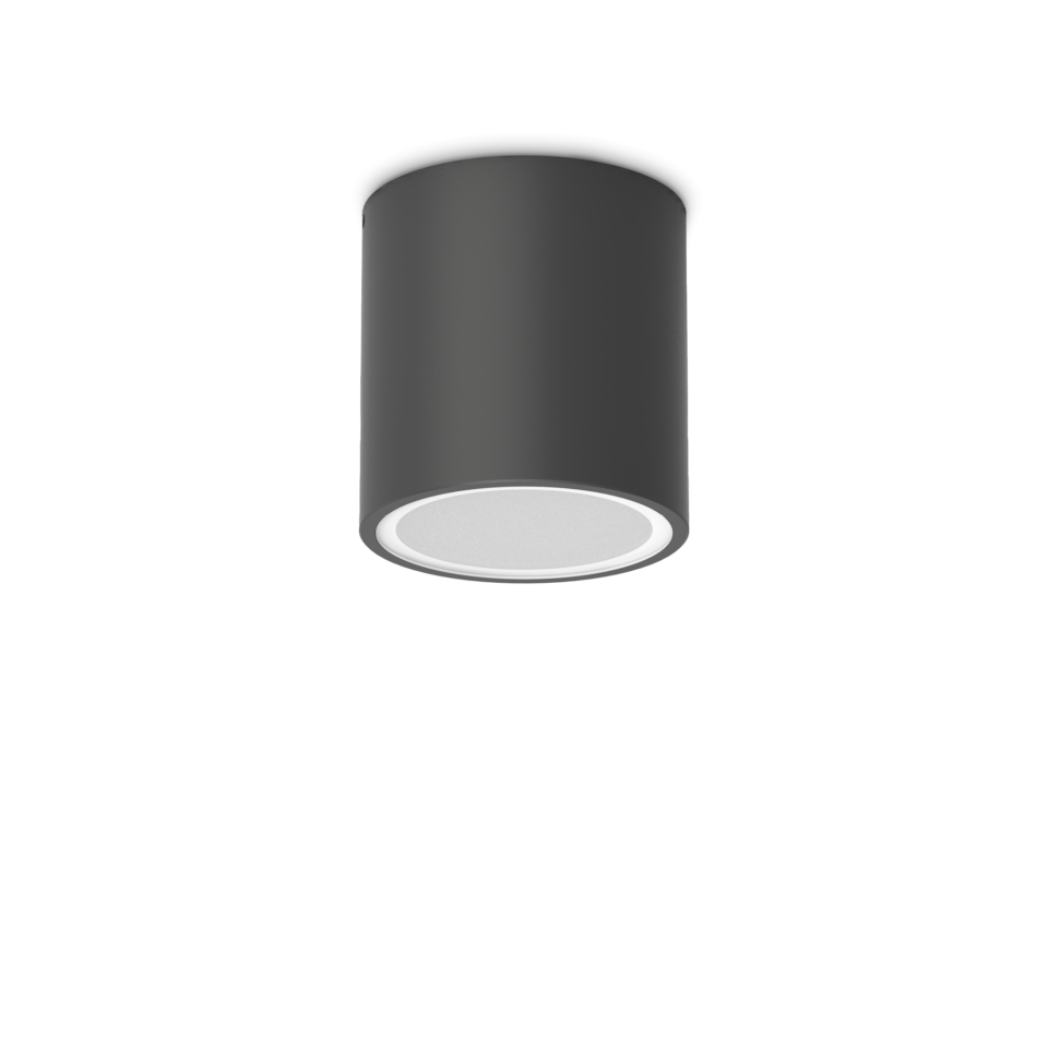 TECHO PL1 D09 ROUND NERO