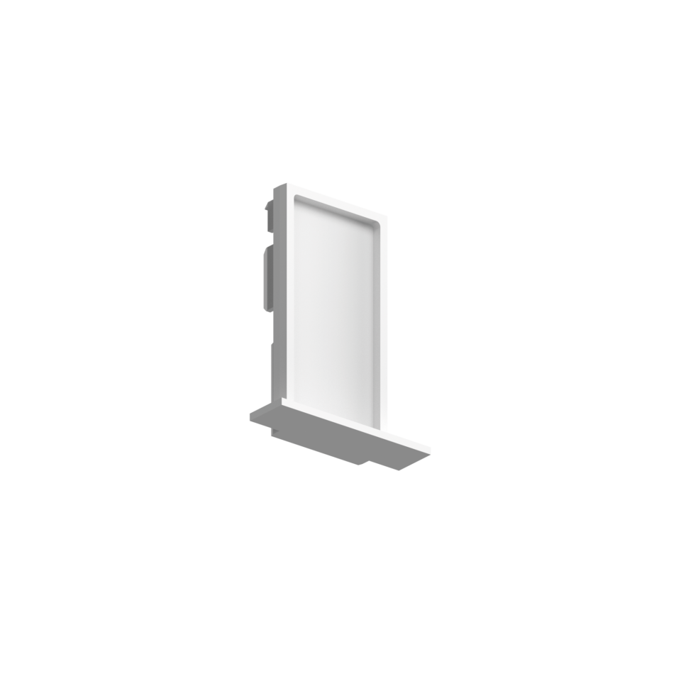 EGO RECESSED TRIM TESTATA CHIUSURA SENZA FORO BI