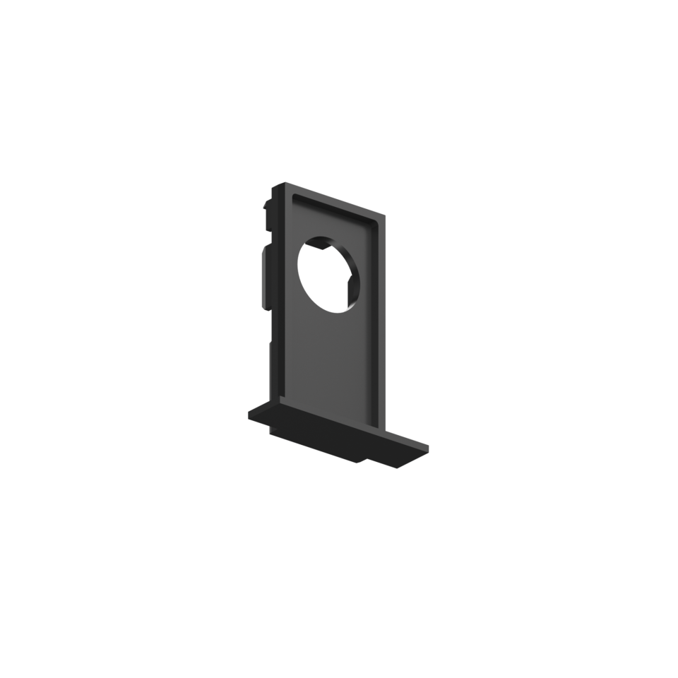 EGO RECESSED TRIM TESTATA CHIUSURA CON FORO NE
