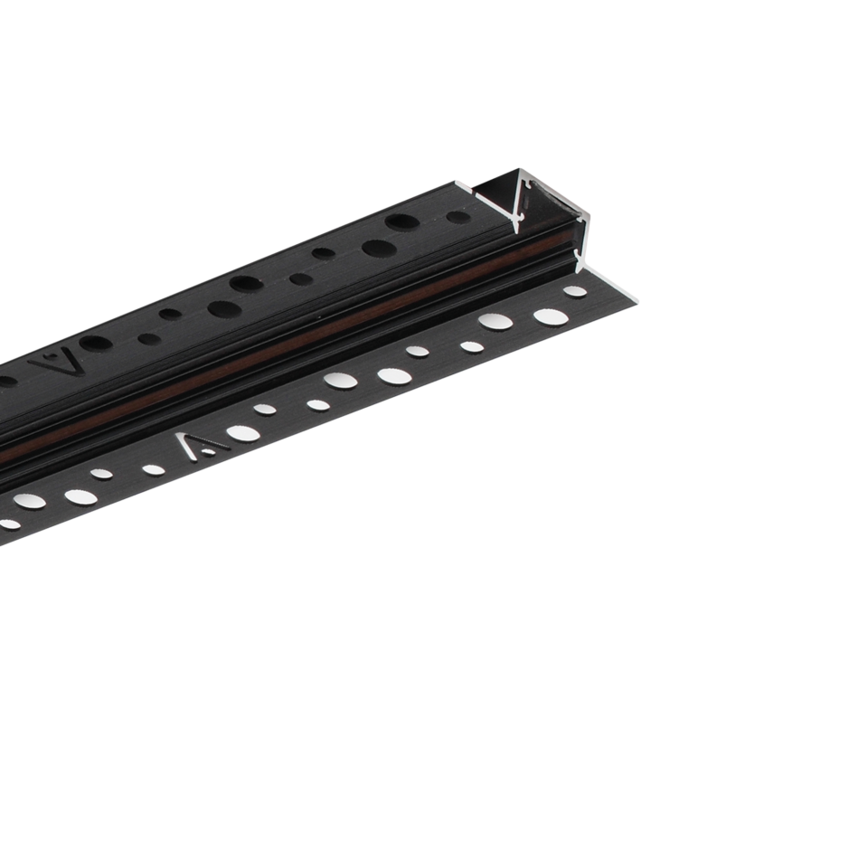 STICK RECESSED BINARIO 2000 MM NERO