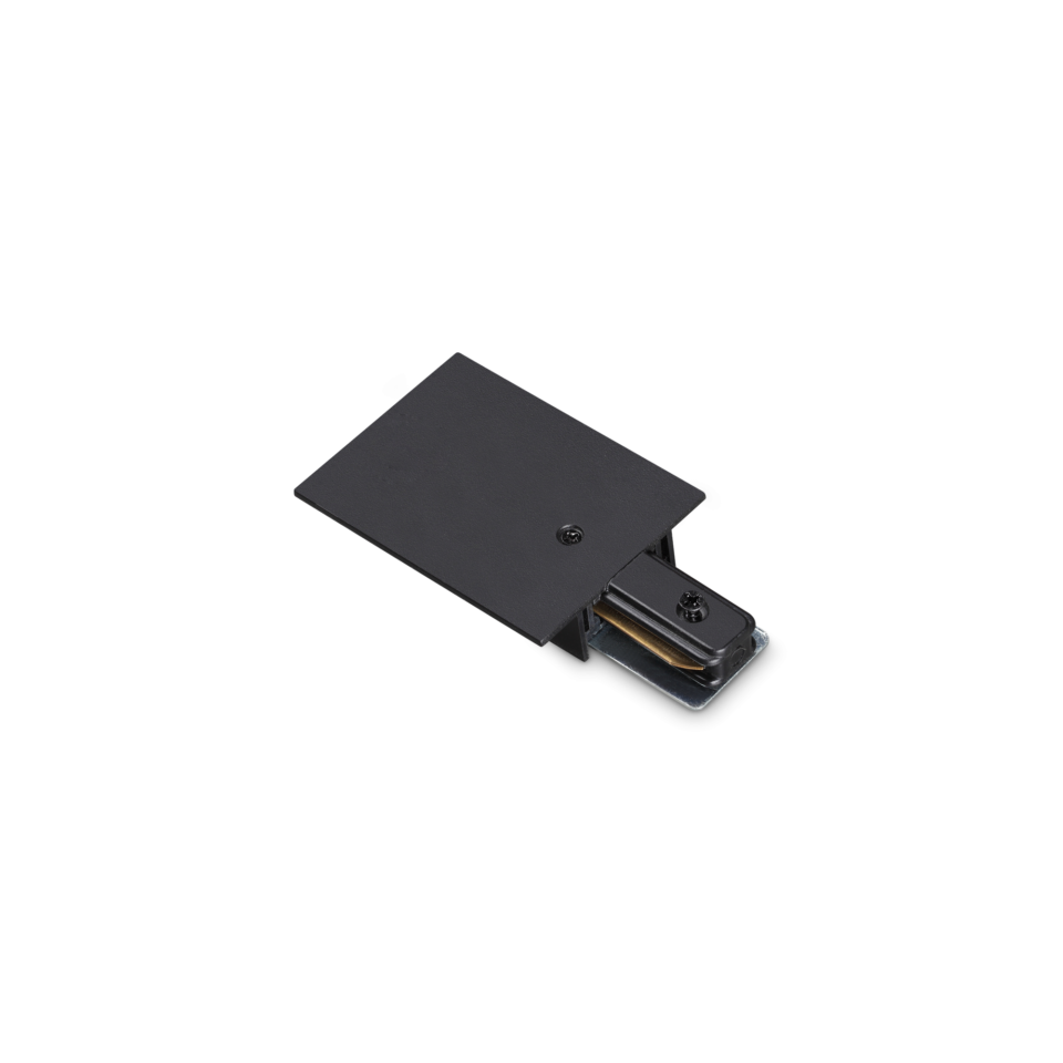 LINK 1-PHASE RECESSED ALIMENTAZIONE DI TESTA NERO
