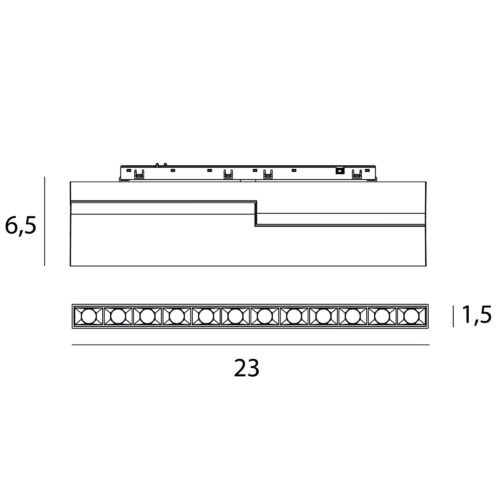 MAXLIGHT-N0005Z-raster-18W-Czarny-lamany-2700-5000K-Zigbee-MICRO11-rys-techniczny