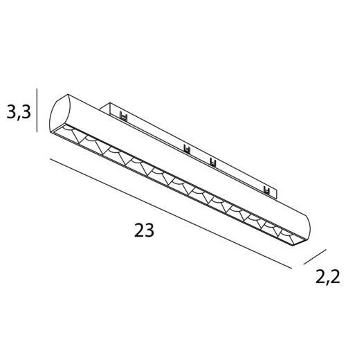 Maxlight-N0003Z-micro-raster-12W-Czarny-obrotowy-rys-techniczny