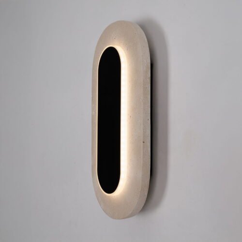 Maxlight-W0393-Kinkiet-Travertino-Oval-10W