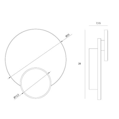 Maxlight-W0395-Kinkiet-Travertino-14W-rys-techniczny