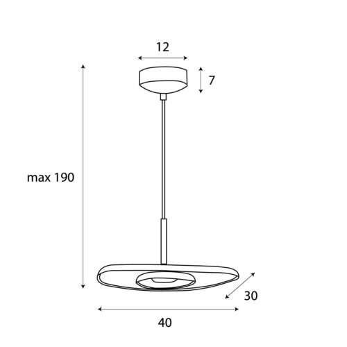 P0560-MAXLIGHT-LAMPA-MAXLIGHT-WYMIARY